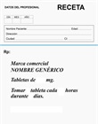 Receta del neurólogo